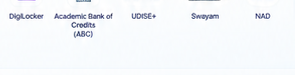 DigiLocker, ABC, UDISE+, Swayam, and NAD integrations